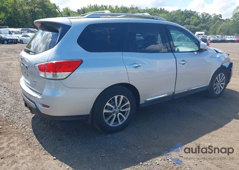2015 Nissan Pathfinder Sl из США, поврежденный, VIN 5N1AR2MM3FC708359